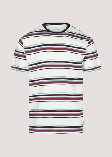 Burgundy Stripe T-Shirt