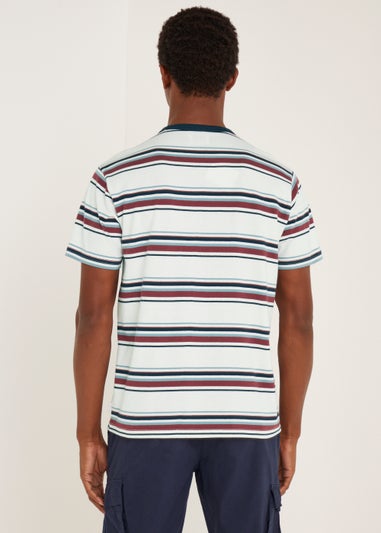Burgundy Stripe T-Shirt