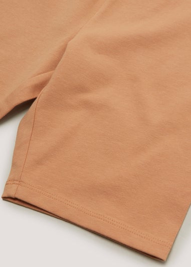 Girls Candy Couture Tan Cycling Shorts (9-16yrs)