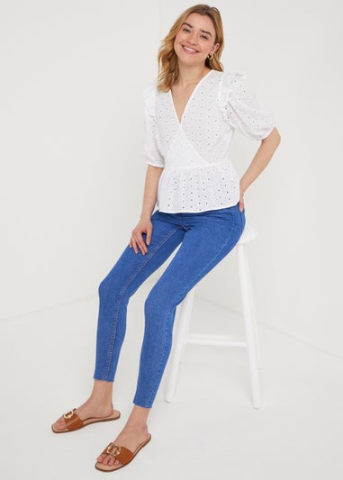 April Mid Wash Skinny Jeans