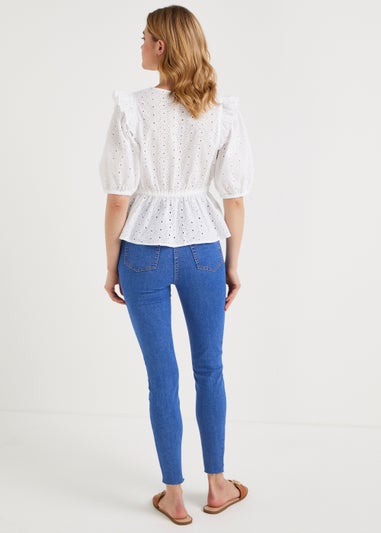 April Mid Wash Skinny Jeans