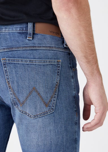 Wrangler Mid Stonewash Slim Fit Jeans