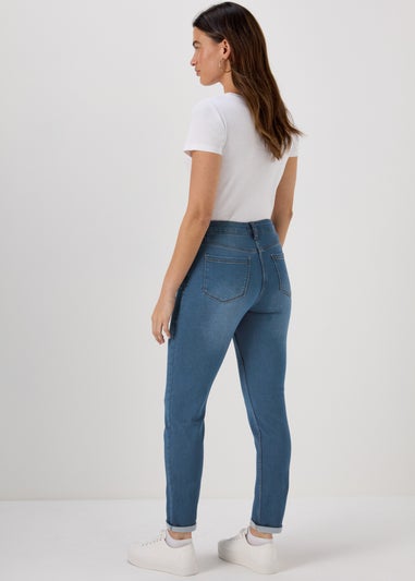 Jolie Mid Wash Relaxed Skinny Jeans