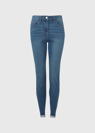 Jolie Mid Wash Relaxed Skinny Jeans