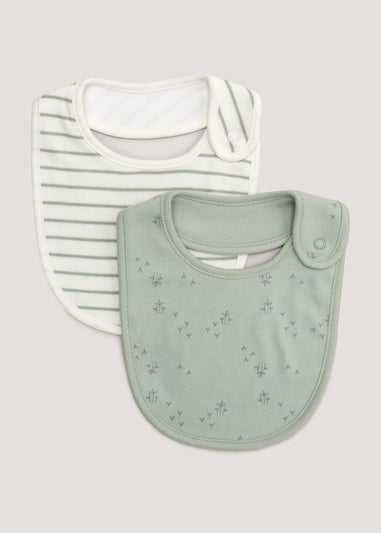 2 Pack Sage Bibs