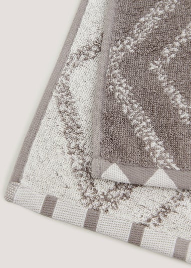 100% Cotton Grey Berber Towels
