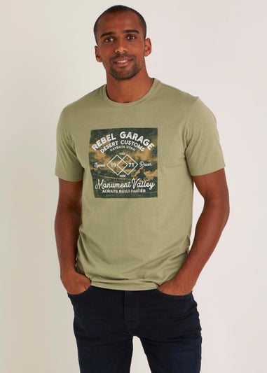 3 Pack Arizona Motor Bike Print T-Shirts