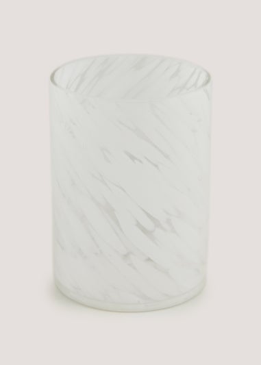 White Tortoise Glass Tumbler