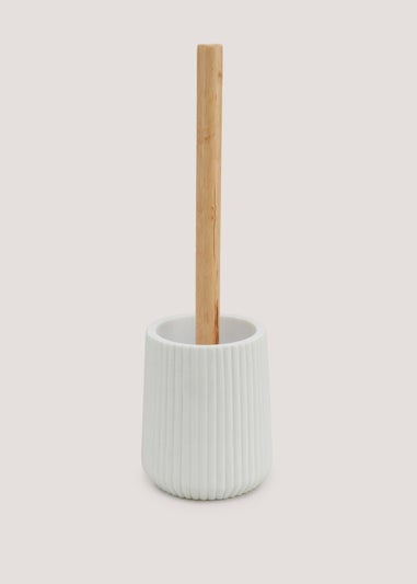 Ribbed Resin Toilet Brush