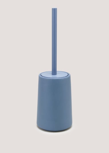 Blue Chunky Ceramic Toilet Brush (40cm x 12cm)