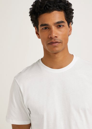 3 Pack White Essential T-Shirts