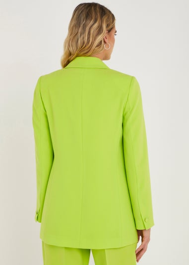 Be Beau Hazel Lime Crepe Blazer