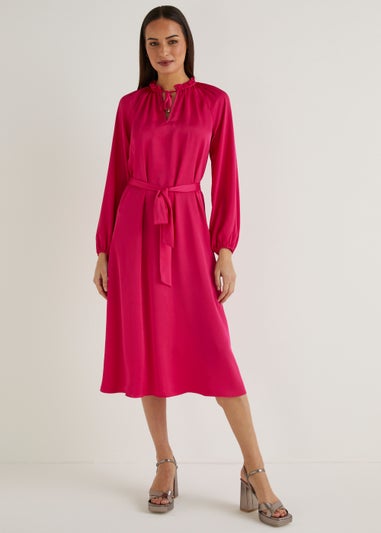 Et Vous Pink Satin Dress