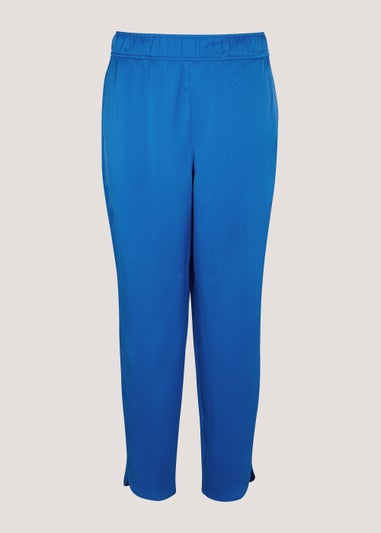 Et Vous Blue Satin Trousers