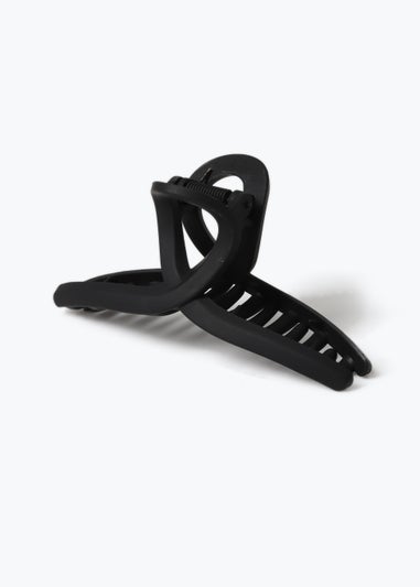 Matte Black Twist Hair Claw