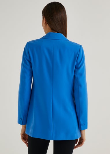 Et Vous Blue Crepe Blazer