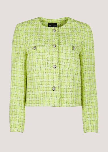 Et Vous Lime Short Boucle Blazer