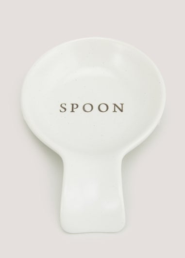 Natural Speckle Spoon Rest (7cm x 12cm)