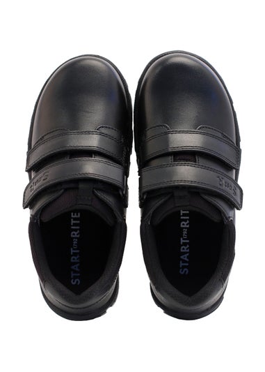 Start-Rite Origin Black School Shoes (Wide Fit G)