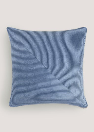 Blue Cord Cushion (43cm x 43cm)