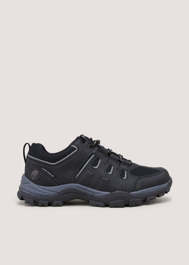 Black Water Resistant Trek Shoes