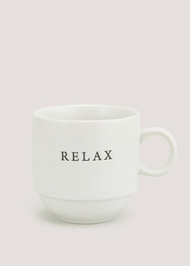 Cream Speckle Relax Mug (9cm x 8.5cm)