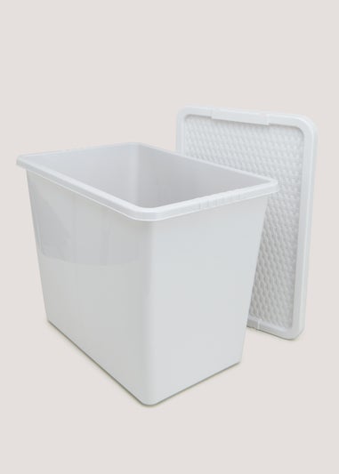 Grey Plastic Storage Box (80L)