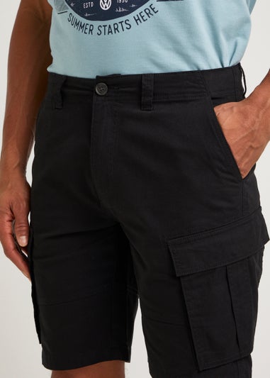 Black Cargo Shorts