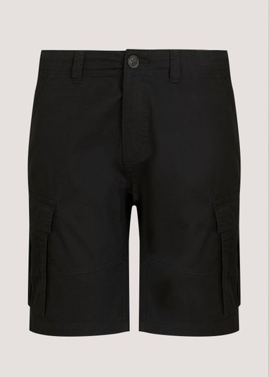 Black Cargo Shorts