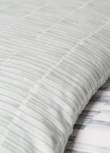 Blue Watermark Reversible Duvet Cover