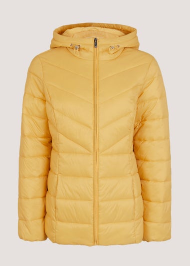 Mustard Short Padded Coat