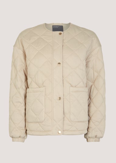 Stone Quilted Jacket