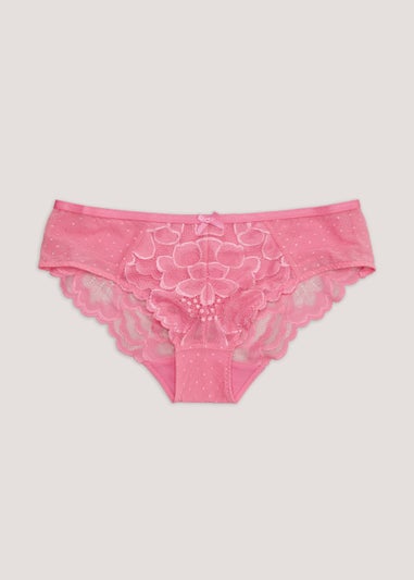 Love Luna Pink Print Period Mini Knickers - Matalan