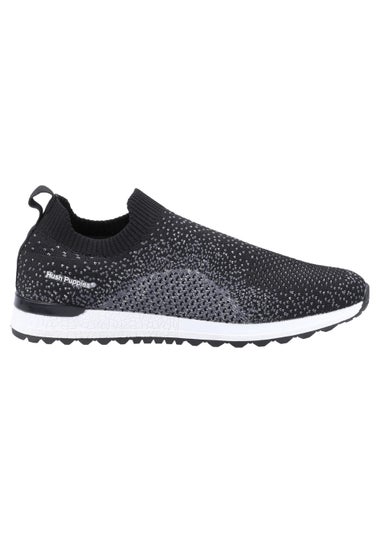 Hush Puppies Ennis Black Trainers