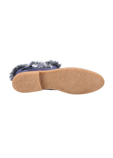 Hush Puppies Macie Navy Mid Boots