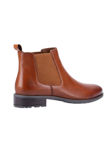 Hush Puppies Sammie Tan Ankle Boots