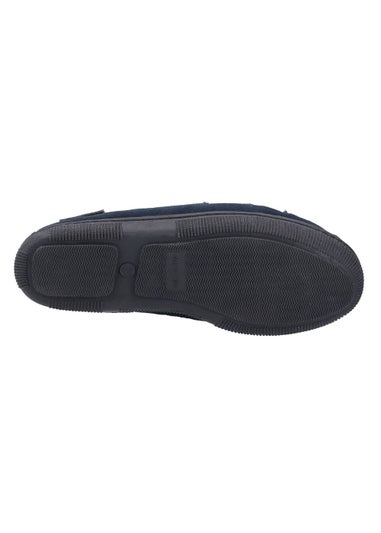 Hush Puppies Allie Navy Slip On Slippers