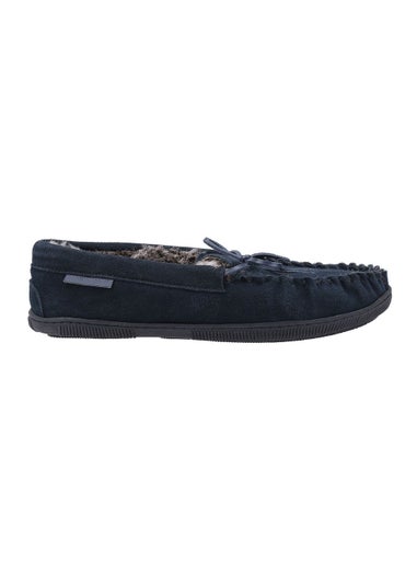 Hush Puppies Allie Navy Slip On Slippers