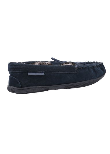 Hush Puppies Allie Navy Slip On Slippers