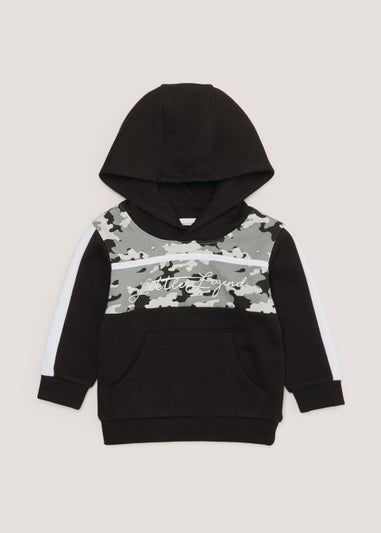 Boys Black Camo Co-Ord Hoodie (9mths-6yrs)