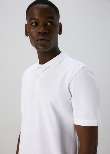 White Essential Polo Shirt
