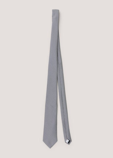 Taylor & Wright Grey Plain Texture Tie