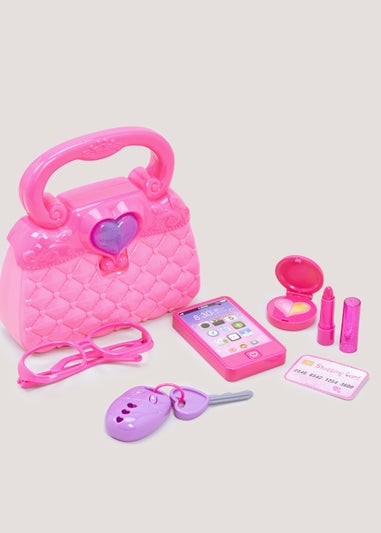 Pink Fashion Accessories Bag Set (18cm x 5.5cm x 18cm )