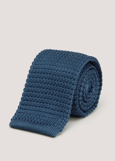 Taylor & Wright Blue Knitted Tie