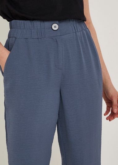 Blue Tapered Trousers