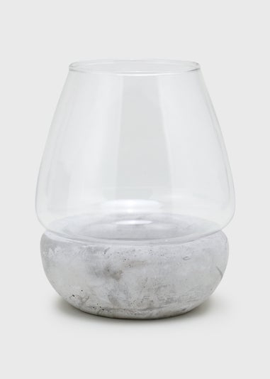 Grey Concrete Base Hurricane (20cm x 11cm)