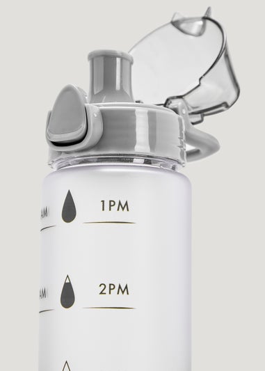 Kichna Grey Ombre Tracker Reusable Water Bottle (700ml)