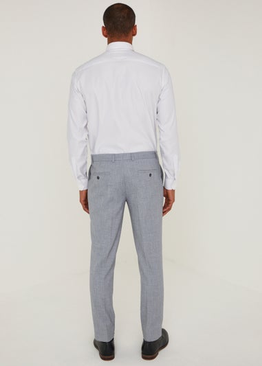 Buy Black Tailored Fit Trousers With Stretch W30 L31 | Trousers | Tu