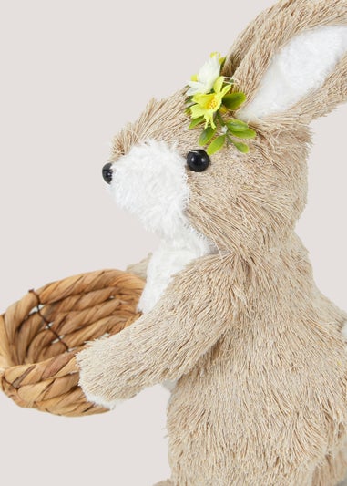 Natural Large Easter Bunny (35.5cm x 24cm x 14cm)