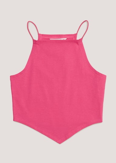 Girls Candy Couture Pink Strappy Top (9-16yrs)